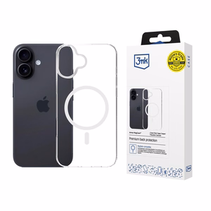 3mk Armor MagCase dėklas telefonui iPhone 17 - permatomas