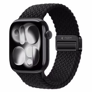 TECH-PROTECT NYLONMAG APPLE WATCH 4 / 5 / 6 / 7 / 8 / 9 / SE (38 / 40 / 41 MM) JUODAS
