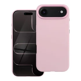 Dėklas telefonui IPHONE 17 Air Forcell F-Protect Frame Premium suderinamas su Magsafe rožinis