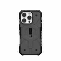 UAG Pathfinder Magnetinis dėklas iPhone 16 Pro - sidabrinis