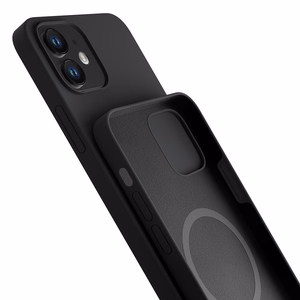 3mk silikoninis dėklas iPhone 12 mini - juodas