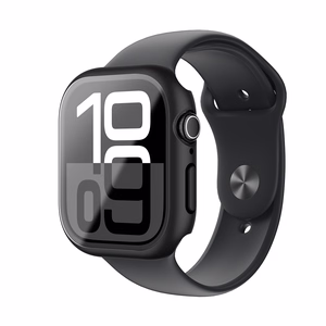 AmazingThing Radix stiklinis dėklas laikrodžiui Apple Watch 42 mm - juodas