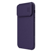 Nillkin CamShield S dėklas iPhone 14 Pro Max šarvuotas dangtelis kameros apsauga violetinis