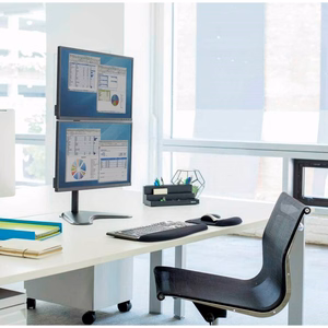 Fellowes Ergonomics laisvai pastatomas laikiklis 2 monitoriams – Seasa vertikalus – buvęs Professional Series™