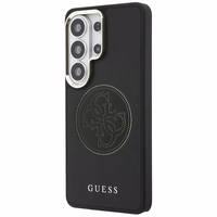 GUESS dėklas for SAMSUNG S26 Ultra GUHMS26L5PG4SRGK (Perforated Logo MagSafe) juodas