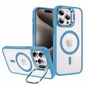 Tel Protect Magnetinis dėklas telefonui su stovu Iphone 14 mėlyna