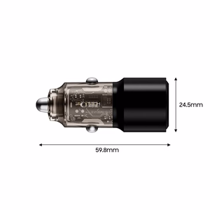 Tech-Protect CC03 95W automobilinis įkroviklis 2 lizdai USB-A / USB-C juodas