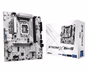 Asrock B760M-X Gen5 pagrindinė plokštė Intel B760 LGA 1700 micro ATX