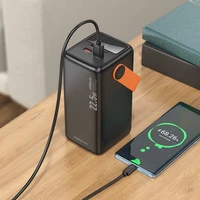 Išorinė baterija Power Bank Borofone BJ66B 22.5W+PD20W 60000mAh juoda