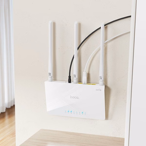 Belaidis maršrutizatorius WiFi 4 Hoco (HI30) baltas