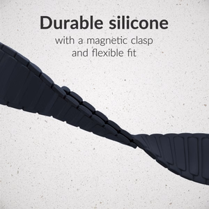 Mobilize silikoninis laikrodžio dirželis - magnetinis - Apple 42/44/45/49mm - mėlynas
