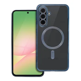 ELECTRO MAG COVER dėklas telefonui suderinamas su Magnetiniu MagSafe SAMSUNG A56 titano mėlyna