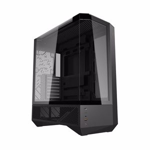 Darkflash DY460 kompiuterio korpusas (juodas) + 4 ARGB ventiliatoriai