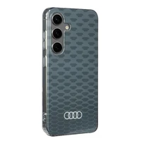 Audi IML Siuvinėjimo raštas Magnetinis dėklas telefonui S24 S921 pilkas/pilkas kietas dėklas AU-IMLMS24-Q5/D3-GY