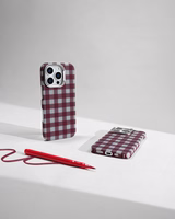 Benks magnetinis Armor Vichy Kevlar dėklas (RF66) iPhone 16 Pro Max raudonas