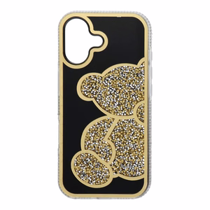 TEDDY BEAR dėklas telefonui IPHONE 17 auksinis