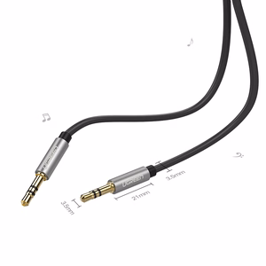 Ugreen AV119 10733 audio laidas mini jack 3.5mm / mini jack 3.5mm 1m juodas