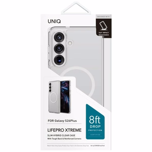 Uniq LifePro Xtreme Dėklas for Samsung Galaxy S26+ Magclick Charging - skaidrus