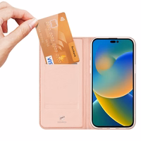 Dėklas Dux Ducis Skin Pro Samsung A155 A15 4G/A156 A15 5G rožinis-auksinis