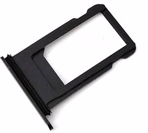 SIM kortelės laikiklis skirtas iPhone 7 Plus juodas (matinis)