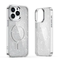 Glitter Case for Samsung Galaxy S26 Ultra, MagSafe Compatible - White