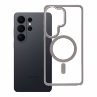 COLOR EDGE MAG COVER dėklas telefonui suderinamas su Magnetiniu MagSafe Samsung S26 Ultra titano pilka