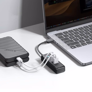 Orico PWC2U-U3 3-port USB hub 2x USB-A 3.0 1x USB-C 3.0 1 m - black