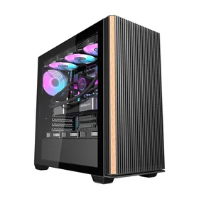 Darkflash DS900WS computer case (black) + 4 fans