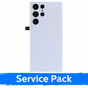Galinis dangtelis suderinamas su Samsung S908 S22 Ultra / Phantom White / (Service Pack)