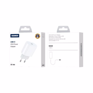 Įkroviklis Jellico AK180 20W USB-C baltas