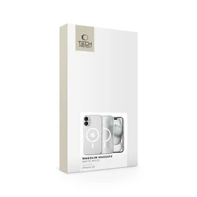 Tech-Protect MagSlim Magnetinis dėklas telefonui iPhone 16 - juodas