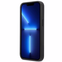 Karl Lagerfeld KLHCP13SSFMP2DG iPhone 13 mini 5,4 "sidabrinis kietas dėklas Saffiano Plaque