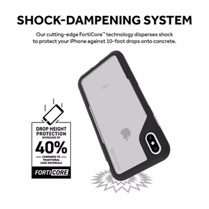 Чехол Griffin Survivor Endurance для iPhone XS Max, прозрачный и серый