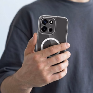 Tech-Protect FlexAir Hybrid MagSafe dėklas, skirtas OnePlus Nord 6 – skaidrus