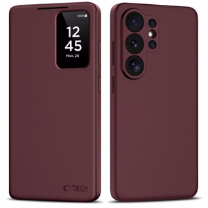 Tech-Protect Išmanusis Piniginė Dėklas for Samsung Galaxy S26 Ultra - bordo
