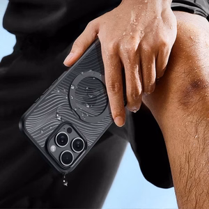 Dėklas Dux Ducis "Aimo Mag Stand" Apple iPhone 16 Pro Max juodas