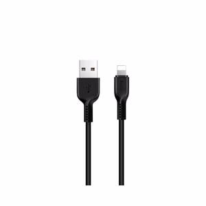 Кабель USB A to Lightning Hoco 2,4A 1 м X20 чёрный