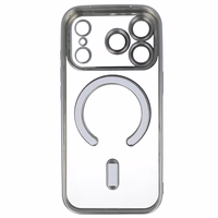 Metalinis Magsafe dėklas iPhone 17 Pro sidabrinis