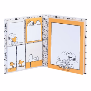 Snoopy Lazy Days A6 lipnių lapelių rinkinys, 6 blokeliai