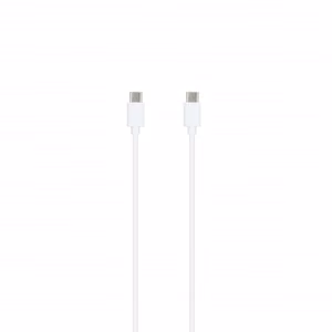 SEEK TOTI Type-C į Type-C, 1 m PVC duomenų laidas 3A, baltas