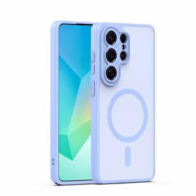 Mag Matt dėklas Samsung Galaxy S25 Ultra šviesiai mėlynas