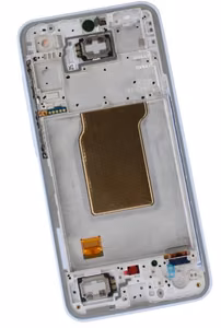 Ekranas Samsung A356 A35 5G su lietimui jautriu stikliuku ir rėmeliu Iceblue originalus (assembled service pack)