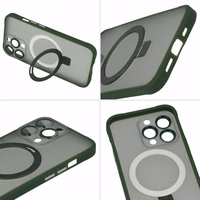 Tel Protect Magiškas Magnetinis Dėklas su stovu Iphone 14 Pro Max žalias