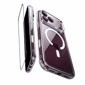 ESR Classic Hybrid MagSafe dėklas, skirtas iPhone 18 Pro / 17 Pro – skaidrus