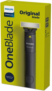 Philips OneBlade QP1424/10 – tinklinė barzdaskutė ir kirptuvas, anglies spalvos
