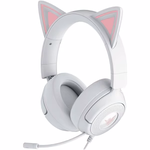 Razer Gaming Headset Kraken Kitty V3 X Wired Over-Ear Microphone White