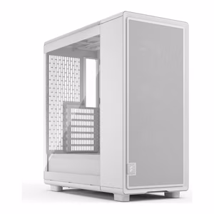 Fractal Design Epoch baltas TG skaidrus atspalvis korpusas
