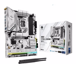 Asrock B860 Steel Legend WiFi pagrindinė plokštė Intel B860 LGA 1851 (Socket V1) ATX