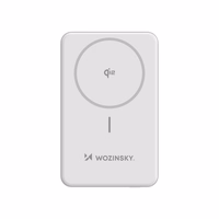 Wozinsky WLWP-10KA0Y3WS 22.5W PD Qi2 10000mAh su stovu Išorinė baterija (f) - balta
