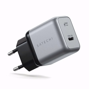 Phone įkroviklis Satechi GaN USB C 30W ST-UC30WCM-EU pilkas and juodas